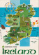 1 AK Irland / Ireland * Map Of Ireland - Landkarte Von Irland * - Autres & Non Classés