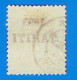 COLONIES FRANCAISES - EMISSIONS GENERALES - TAHITI - TIMBRE N° 24 OBLITERE (1894) - 15 C. Bleu SURCHARGE "1893 TAHITI" - Gebruikt
