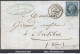 FRANCE EMPIRE 20c BLEU SUR LILAS N° 14Ae SUR LETTRE PC 1452 SIGNÉ CALVES - 1853-1860 Napoléon III