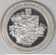 999/1000 Silber Medaille " Thüringen    " PP   36 Mm DMR Rohgewicht : 14 G Prägung : Hochrelief - Elongated Coins