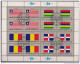 1985 UNO NY Mi. 472-87 Used     Sheet   Flaggen Der UNO-Mitgliedsstaaten - Hojas Y Bloques