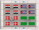 1988 UNO NY Mi.  553-68 Used    Sheet   Flaggen Der UNO-Mitgliedsstaaten - Blocks & Sheetlets