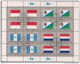 1987 UNO NY Mi.  524-39 Used    Sheet   Flaggen Der UNO-Mitgliedsstaaten - Blocks & Sheetlets