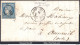 FRANCE N° 4 SUR LETTRE PC 884 CLERMONT DE L'OISE + CACHET A DATE DU 11/07/1852 - 1849-1850 Ceres