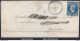 FRANCE N°14A SUR LETTRE PC 2470 PLOUER COTES DU NORD + CAD PERLÉ DU 30/09/1857 - 1853-1860 Napoléon III