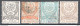 Turchia 1886 Unif.61B/64B */O/(*)/MH/Used/MNG VF/F - Unused Stamps