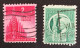 1943 United States -Nations Allied For Victory, Four Freedoms ( Liberty Holding The Torch Of Liberty ) - Used - Used Stamps