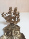 Delcampe - Vide Poche Coquillage, Bateau, Hauteur 9 Cm X 13 Cm - Metal