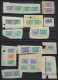 TAXE DE TRANSMISSION Met Fiscale Zegels Waarbij Sommigen Met Firmaperforatie PERFIN / PERFO ; Zie 3 Scans ! LOT 251 - Francobolli