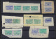 TAXE DE TRANSMISSION Met Fiscale Zegels Waarbij Sommigen Met Firmaperforatie PERFIN / PERFO ; Zie 3 Scans ! LOT 251 - Stamps