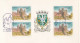 Action !! SALE !! 50 % OFF !! ⁕ Portugal 1986 ⁕ Feira Castle, Coat Of Arms AVIERO,Mi.1680 Block ⁕ Nice Cover - Brieven En Documenten