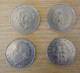 Germany, Year Different, 4x 2 D-Mark Coins With Each Other Portrait On It On The Backside. - 2 Mark