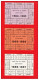 SIX Cartons INVITATION PERMANENTE FFR. DE 1984 A 1990 (rectos Verso) - Rugby