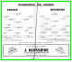 FFR.FRANCE ROUMANIE MILITAIRE.18 Avril1976 Bergerac.Programme Officiel(rectos Verso) - Rugby