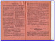 FFR.CALENDRIER & REGLEMENTS.Compétitions Fédérales 1956-1957 (rectos Versos) - Rugby