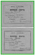 ECOLE ALSACIENNE-DEUX- BONNE NOTE En Récitations1937 Et 38  (rectos Versos) - Diplômes & Bulletins Scolaires