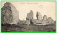 TROIS C.P.A.CARNAC-Alignements De Kermario.Entrée Du Dolmen...(rectos Versos) - Dolmen & Menhirs