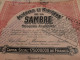 10 X Titres Acièries Et Minières De La Sambre S.A. - Action Ordinaire De 1000 Frs. - Monceau-sur-Sambre 1936. - Industrie