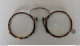 Ancienne Paire De Lunettes Pince Nez, Binocles, Lorgnons Vintage, Branches Bakélite? Etui, Accessoire De Théâtre - Glasses