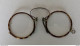 Ancienne Paire De Lunettes Pince Nez, Binocles, Lorgnons Vintage, Branches Bakélite? Etui, Accessoire De Théâtre - Gafas/Lentes