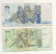 Billet, Brésil, Banco Central Do Brasil, 1 Et 2 Reals , 2 Scans, LOT DE 2 BILLETS, Frais Fr 1.65 E - Brasil