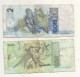 Billet, Brésil, Banco Central Do Brasil, 1 Et 2 Reals , 2 Scans, LOT DE 2 BILLETS, Frais Fr 1.65 E - Brazil