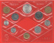 Italia Repubblica 1980 Da 1 2 5 10 20 50 100 200 Lire FDC - Mint Sets & Proof Sets