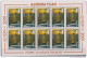 2001 Aserbeidschan  Azerbaidjan Yv. . 417-8  Mi. 494-5 A  **MNH Sheet - 2001