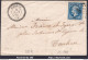 FRANCE N°14A SUR LETTRE PC 2904 SIMORRE GERS + CAD PERLÉ DU 04/06/1860 - 1853-1860 Napoléon III