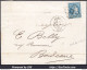 FRANCE N° 45B SUR LETTRE GC 12 AGEN LOT ET GARONNE + CAD DU 04/01/1871 - 1870 Bordeaux Printing