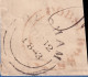 GB 1843 QV  Postal Stationary 1d Pink Cover From Manchester To Oldham - Maltese Cross Cancel - Covers & Documents