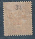 CHINE - N°35 * (1902) 1c Noir S.azuré - Unused Stamps