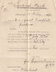 Delcampe - 1896 - QV - Formulaire Imprimé Plié De La Paroisse D'EDINBURGH Vers The Inspector Of Poor, Peterhead, Ecosse - Marcofilie