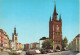 BELGIQUE - Kortrijk - Grand'place - Beffroi Et église Saint Martin - Colorisé - Carte Postale - Kortrijk