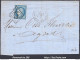 FRANCE N°60A SUR LETTRE GC 472 + CONVOYEUR CLERMONT DE L'HÉRAULT DU 21/08/1872 - 1871-1875 Ceres