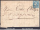 FRANCE N°60A SUR LETTRE GC 472 + CONVOYEUR CLERMONT DE L'HÉRAULT DU 03/07/1872 - 1871-1875 Ceres