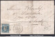 FRANCE N°37 SUR LETTRE GC 445 PARIS BERCY + CAD DERNIER JOUR DE TARIF 31/08/1871 - 1870 Siège De Paris