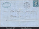 FRANCE N°22 SUR LETTRE GC 344 LA BASTIDE ROUAIROUX TARN + CAD DU 23/11/1863 - 1862 Napoléon III.