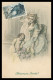 * Illustrateur SCHUBERT - Heureuse Année - Femme Et Fillettes - M.M. VIENNE Nr. 535 - M. MUNK - Viennoise - Colorisée - Schubert