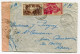 !!! LETTRE DE POSTE AERIENNE DE KISSIDOU (GUINEE) DE 1942  CENSUREE - Cartas & Documentos