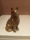 Delcampe - Statuette De Chien Ancienne En Bronze Doré Hauteur 11 Cm - Brons