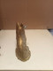 Delcampe - Statuette De Chien Ancienne En Bronze Doré Hauteur 11 Cm - Bronces