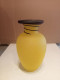 Vase Ancien Couleur Jaune Hauteur 19 Cm - Jarrones