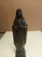 Statuette En Régule Religieux Signé DSR Du XIXème Hauteur 19,5 Cm - Métal