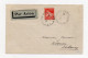 !!! PRIX FIXE : LETTRE D'ALGER POUR COTONOU DU 21/1/1935 ACCIDENTEE AU DAHOMEY - Ramppost