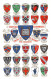 PIE-LO-HUI-23-5235 : OXFORD UNIVERSITY ARMS OF THE COLLEGES - Oxford