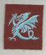 Militaria, écusson Tissu, Dragon, 2 Scans - Ecussons Tissu