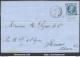 FRANCE N°29B SUR LETTRE GC 1056 CLICHY LA GARENNE SEINE + CAD DU 18/03/1869 - 1863-1870 Napoléon III. Laure