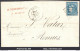 FRANCE N° 45C SUR LETTRE GC 1744 GUINGAMP COTES DU NORD +CAD DU 28/01/1871 - 1870 Ausgabe Bordeaux