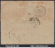 FRANCE N° 48 SUR LETTRE POUR BORDIGHERA ITALIE GC 2240 MARSEILLE DU 24/04/1871 - 1870 Uitgave Van Bordeaux